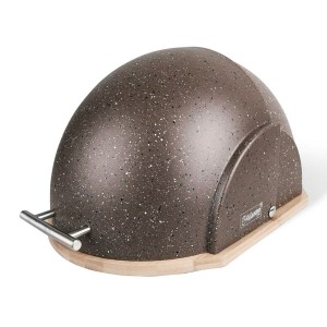 Brotkorb Feel Maestro MR-1678 Braun Bronze Silberfarben Holz Kunsts...
