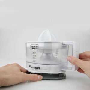 Elektrischer Entsafter Black & Decker BXCJ25E Weiß Grau 25 W 350 ml...