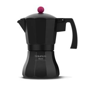 Italienische Kaffeemaschine Taurus Black Moments 3 Schwarz Aluminiu...