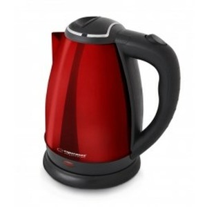 Wasserkocher Esperanza EKK113R Schwarz Rot Edelstahl Kunststoff 180...