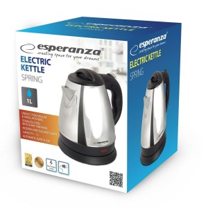 Wasserkocher Esperanza EKK116X Edelstahl Kunststoff 1350 W 1 L |  W...