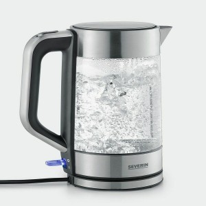 Elektrischer Wasserkocher mit LED-Licht Severin WK 3420 Schwarz 220...