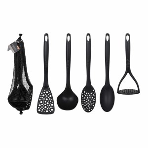Küchenutensilien-Set Lifetime Schwarz Kunststoff 5 Stücke |  Pfanne...