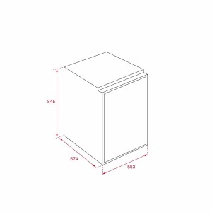 Gefrierschrank Teka RSF10080EU Weiß |  Kühl- und Gefrierschränke   ...
