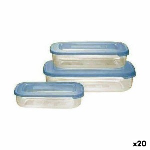 Lunchbox Tontarelli Family Blau rechteckig 29,6 x 19,8 x 7,7 cm (20...