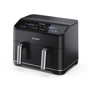 Heißluftfritteuse Sharp 32598229 Schwarz 1800 W 8 L |  Fritteusen  ...