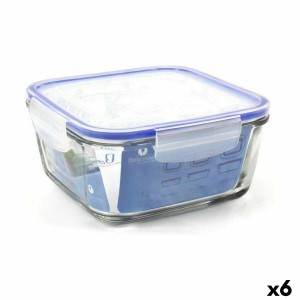 Lunchbox hermetisch Borgonovo Superblock karriert 18 x 18 x 8,5 cm ...
