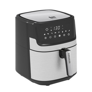 Heißluftfritteuse TM Electron 1700 W 5,5 L Silberfarben |  Fritteus...