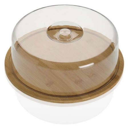 Tablett mit Haube Versa Durchsichtig Bambus polystyrol Holz MDF |  ...