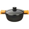 Kasserolle BRA Braisogona_A270336 Schwarz Ø 36 cm Aluminium Aluminiumguss