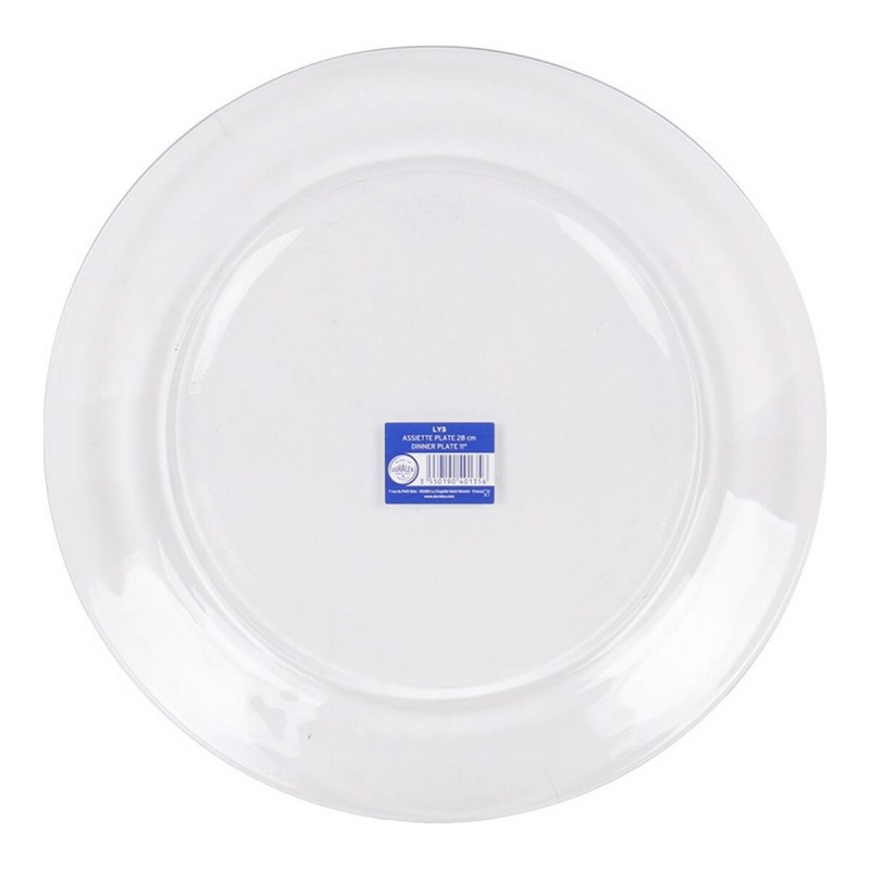 Flacher Teller Duralex Lys Durchsichtig Ø 28 x 28 x 2,5 cm | Gesch... Flacher Teller Duralex Lys Durchsichtig Ø 28 x 28 x 2,5 cm | Gesch...