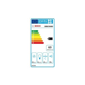 Konventioneller Rauchfang BOSCH DBB67AM60 Schwarz |  Dunstabzugshau...
