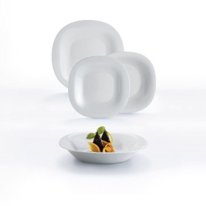 Flad plade Luminarc Carine Granit Grau Glas (27 cm) |  Geschirr, Ta...