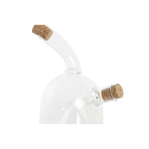 Öl- und Essig-Set DKD Home Decor 12 x 10 x 18,6 cm Durchsichtig Kor...