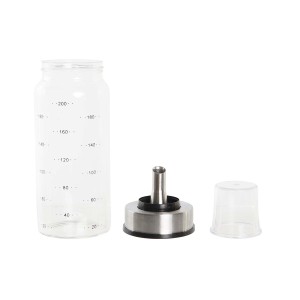 Ölfläschchen DKD Home Decor 200 ml 6 x 6 x 16,5 cm Durchsichtig Ede...