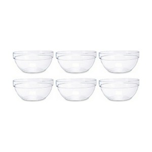 Schale Vivalto TP-3/BHA6 Durchsichtig Glas 250 ml (6 Stück) |  Gläs...