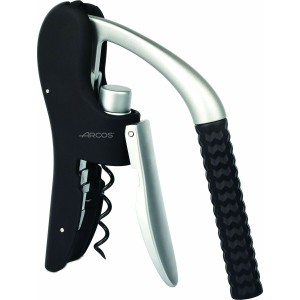 Korkenzieher Arcos Schwarz Silberfarben Zink ABS |  Korkenzieher, D...