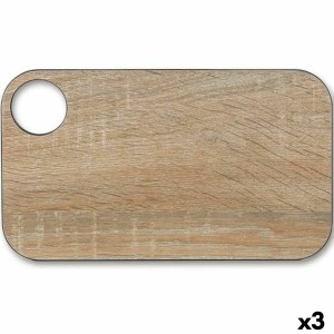 Schneidebrett Arcos Braun Harz 24 x 14 cm Faser (3 Stück) |  Küchen...