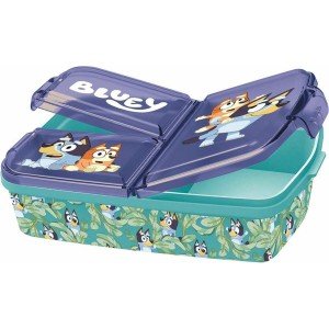 Brotdose für Sandwiches Bluey Polypropylen 19,5 x 16,5 x 6,7 cm 18 ...