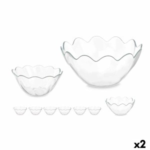 Schalenset Pasabahce Hasir Durchsichtig Glas (2 Stück) |  Geschirr,...