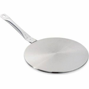 Crepe-Pfanne Baumalu  Silberfarben Metall Edelstahl Ø 20 cm |  Pfan...