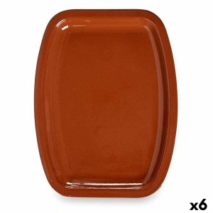 Ofenschüssel Steingut 6 Stück 30 x 4 x 40 cm |  Geschirr, Tabletts ...