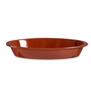 Ofenschüssel Steingut 3 Stück 45 x 6,5 x 27 cm |  Geschirr, Tablett...