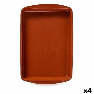 Ofenschüssel Steingut 4 Stück 40 x 5 x 26,5 cm |  Geschirr, Tablett...