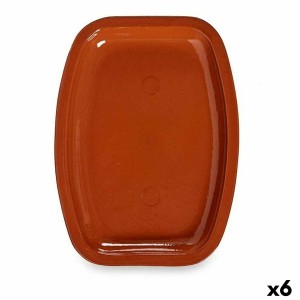Ofenschüssel Steingut 6 Stück 26 x 3,5 x 35 cm |  Geschirr, Tablett...