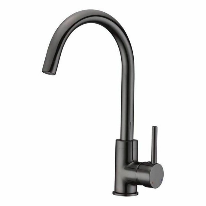 Mischbatterie Rousseau Grau Edelstahl Messing | Wasserhähne | Ch... Mischbatterie Rousseau Grau Edelstahl Messing | Wasserhähne | Ch...