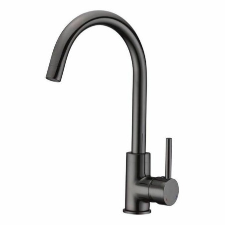 Mischbatterie Rousseau Grau Edelstahl Messing |  Wasserhähne   | Ch...