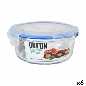 Lunchbox hermetisch Quttin kreisförmig 650 ml ø 15,5 x 7,1 cm (6 St...