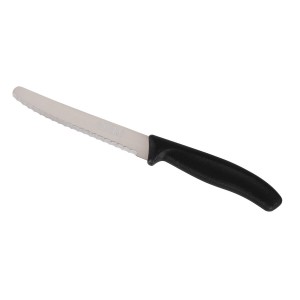 Messerset Quttin Schwarz Silberfarben 6 Stücke 21,2 cm (12 Stück) |...
