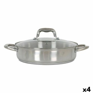Kasserolle mit Glasabdeckung Quttin 2,2 L (4 Stück) |  Pfannen und ...