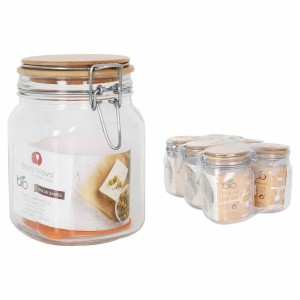 Topf Borgonovo Primizie Hermetischer verschluss Bambus 1L 10,5 x 10...