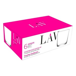 Gläserset LAV Assos 360 ml 6 Stücke (8 Stück) |  Gläser und Krüge  ...