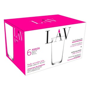 Gläserset LAV Assos 490 ml 6 Stücke (8 Stück) |  Gläser und Krüge  ...