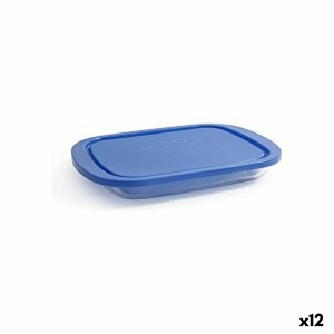 Lunchbox Borgonovo Igloo Blau rechteckig 800 ml 26 x 18,5 x 3,4 cm ...
