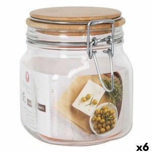 Gefäß Borgonovo 750 ml Luftdicht Bambus 10 x 10 x 13 cm (6 Stück) |...