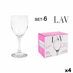 Weinglas-Set LAV Weiß 200 ml 6 Stücke (4 Stück) |  Gläser und Krüge...