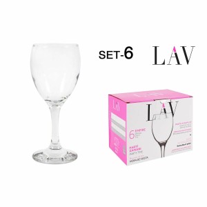 Weinglas-Set LAV Weiß 200 ml 6 Stücke (4 Stück) |  Gläser und Krüge...
