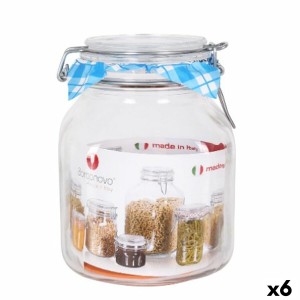 Topf Borgonovo Luftdicht Durchsichtig Kristall 2L 13 x 13 x 17,5 cm...