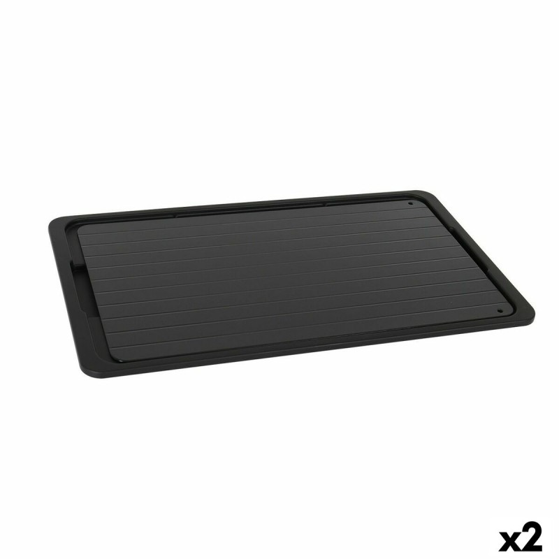 Schale Percutti Entfrostfunktion Schwarz 39 x 23 cm (2 Stück) | W... Schale Percutti Entfrostfunktion Schwarz 39 x 23 cm (2 Stück) | W...