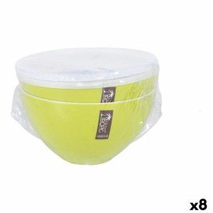 Salatschüssel Kitchen Tropic  grün mit Deckel 2 Stücke (8 Stück) | ...