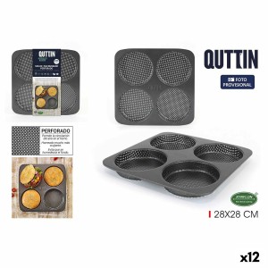 Formschablone Quttin Burguer 28 x 28 x 2,5 cm (12 Stück) |  Dekorat...