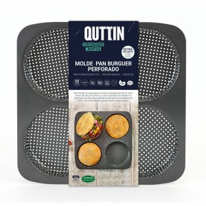 Formschablone Quttin Burguer 28 x 28 x 2,5 cm (12 Stück) |  Dekorat...
