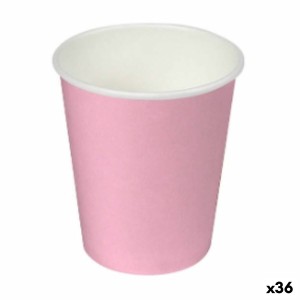 Geschirr-Set Algon Pappe Einwegartikel Rosa (36 Stück) |  Geschirr,...