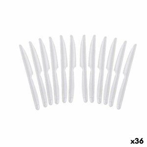 Wiederverwendbares Messerset Algon Durchsichtig 36 Stück |  Messer ...