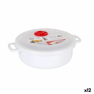 Lunchbox mit Deckel für die Mikrowelle Dem 1,5 L (12 Stück) |  Brot...