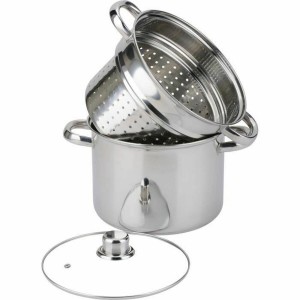 Dampfgarer mit Kasserolle Baumalu Ø 20 cm Metall Edelstahl 5 L |  R...